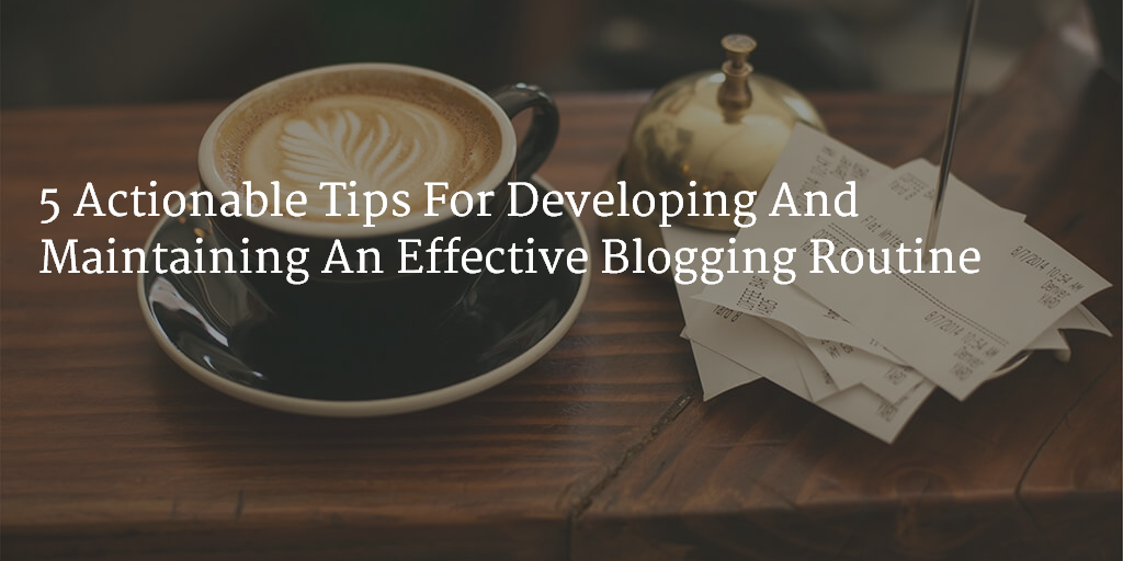 blogging-routine